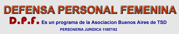 DEFENSA PERSONAL FEMENINA